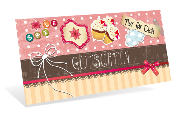 Gutscheinkarte Classic "Muffins"