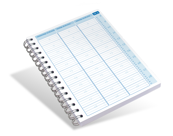 Terminplaner Single A5 für 2027