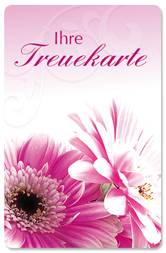 Treuekarte "Flower"