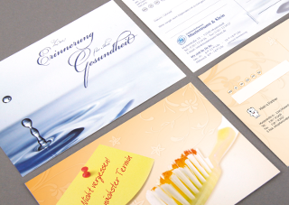 Terminvereinbarung mit Terminkarten – Termin organisieren, Terminkarten gestalten und drucken