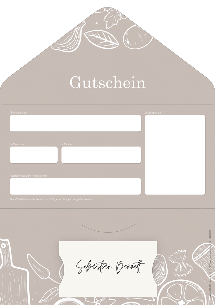 Gutscheinkarte Classic "Healthy Meal" individuell Gutscheinkarte Classic "Healthy Meal" individuell