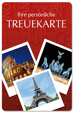Treuekarte "Weltreise"