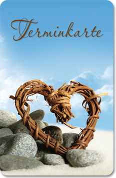 Terminkarte "Strandgut" Terminkarte "Strandgut"
