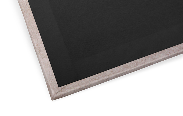 Portraitalbum Trend-Line, Format 16 x 13 cm, mit Bildausschnitt, Schwarz