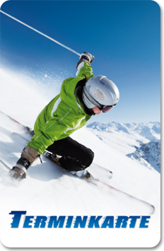 Terminkarte "Winterurlaub" Terminkarte "Winterurlaub"