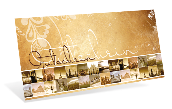 Gutscheinkarte Classic "Around the World"