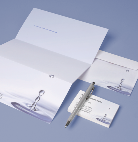 Individuelles Briefpapier- Werben mit jedem Brief