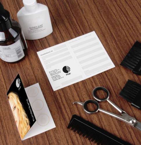 Friseur Kundenkarten drucken – Bonuskarten & Treuekarten für Friseure & Haarstudios 