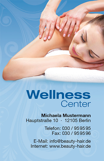 1212010163 Visitenkarte "relax" Visitenkarte "relax"