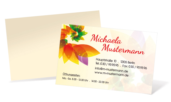 Visitenkarte "abstract style" Landscape Visitenkarte "abstract style" Landscape