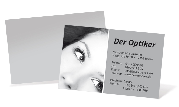 1212020132 Visitenkarte "Augenblick" Landscape Visitenkarte "Augenblick" Landscape