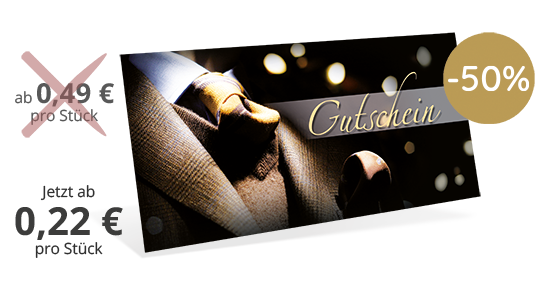 Gutscheinkarte Classic "Gentleman"