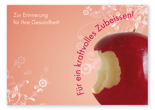 1223010136 Terminerinnerungskarte "bissfest" Terminerinnerungskarte "bissfest"