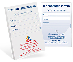 Terminzettel Senior