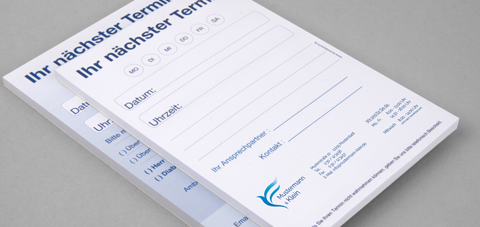 Welche Schrift, welches Format und welcher Terminzettel passen zu deinen Anforderungen?
