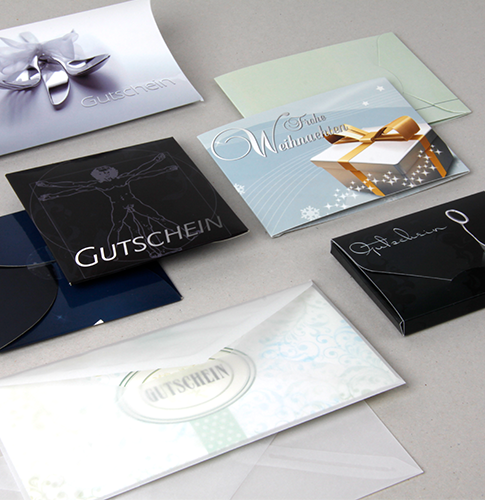 Gutschein Klappkarten