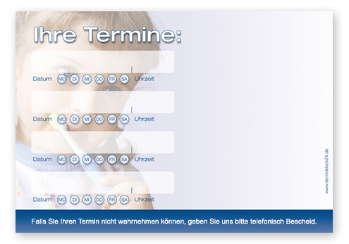 Termin-Haftzettel Trend