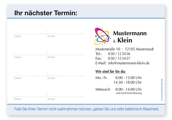 Terminzettel Classic #6.4