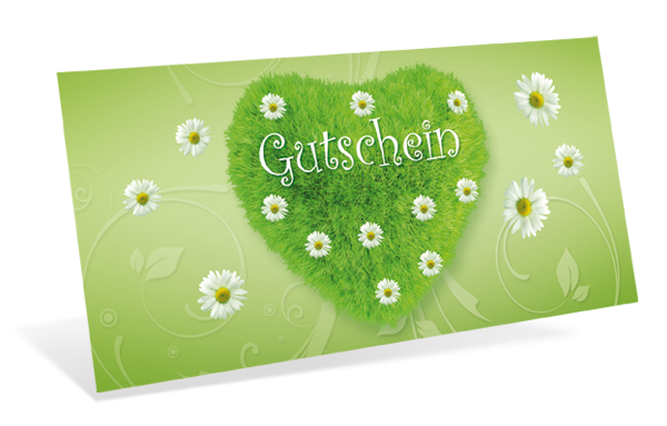 Gutscheinkarte Classic "grünes Herz" Gutscheinkarte Classic "grünes Herz"