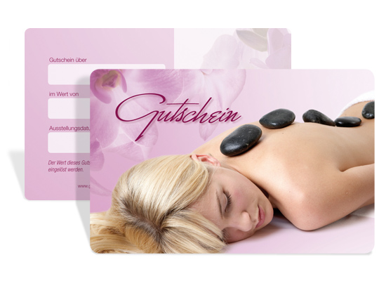 Gutscheinkarte Cute Case "hotstone"
