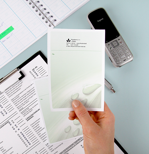 Hochwertige Rezeptzettel Hochwertige Rezeptzettel