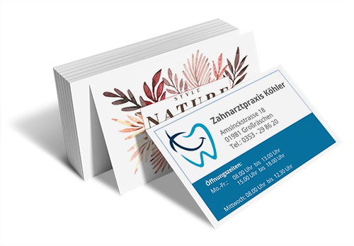 Gestalte deine Visitenkarte individuell – mit Logo & mehr Gestalte deine Visitenkarte individuell – mit Logo & mehr