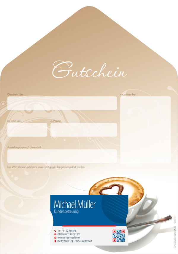 Gutscheinkarte Classic "la crema" Gutscheinkarte Classic "la crema"