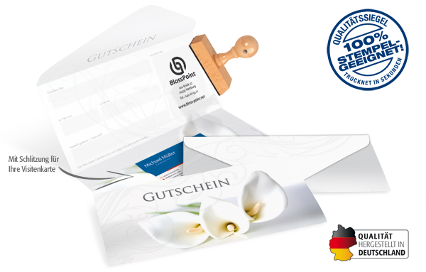 Gutscheinkarte Classic "calla" Gutscheinkarte Classic "calla"