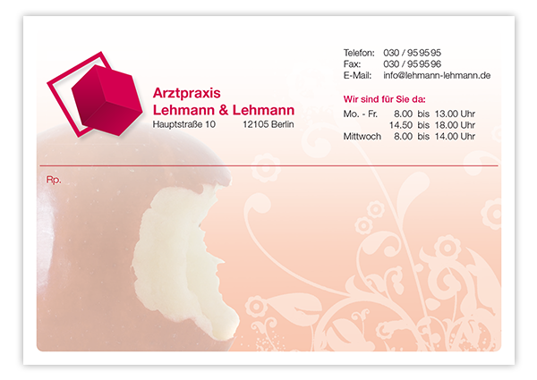 1225010641 Privatrezepte Trend mit Eindruck Privatrezepte Trend mit Eindruck
