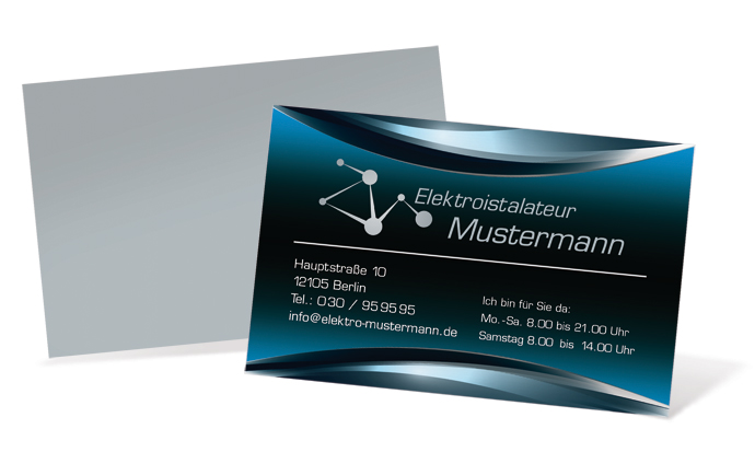 Visitenkarte "shiny bend" Landscape Visitenkarte "shiny bend" Landscape