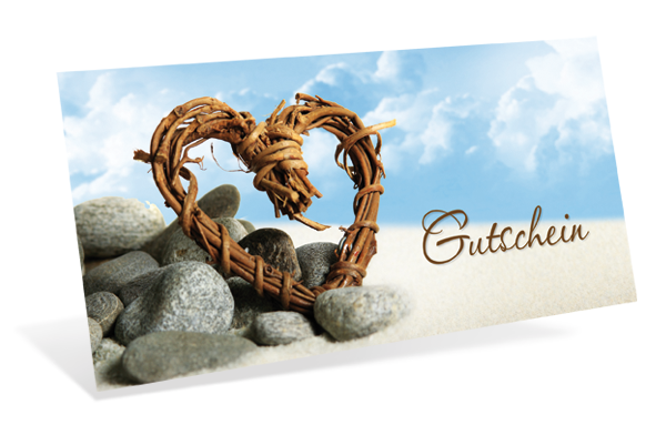 1209010232 Gutscheinkarte Classic "Strandgut" Gutscheinkarte Classic "Strandgut"