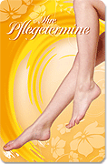 Terminkarte "happy feet"