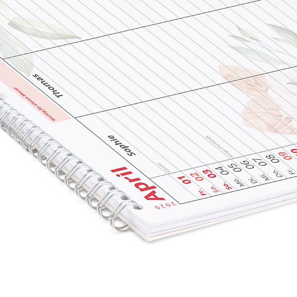 Marthiesens® Familienplaner, individuell gestaltbar