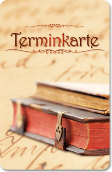 Terminkarte "Poesie" Terminkarte "Poesie"
