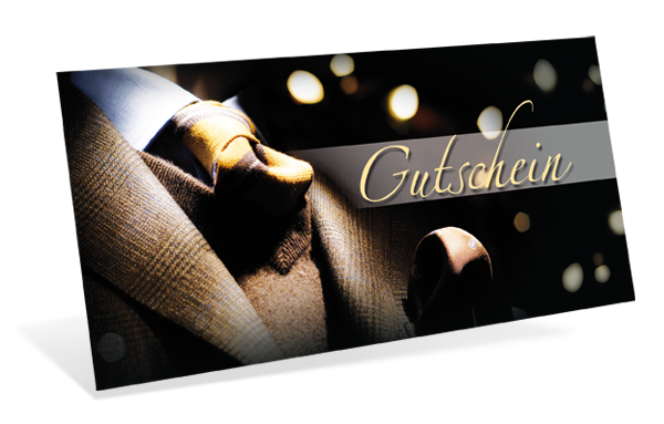 Gutscheinkarte Classic "Gentleman"
