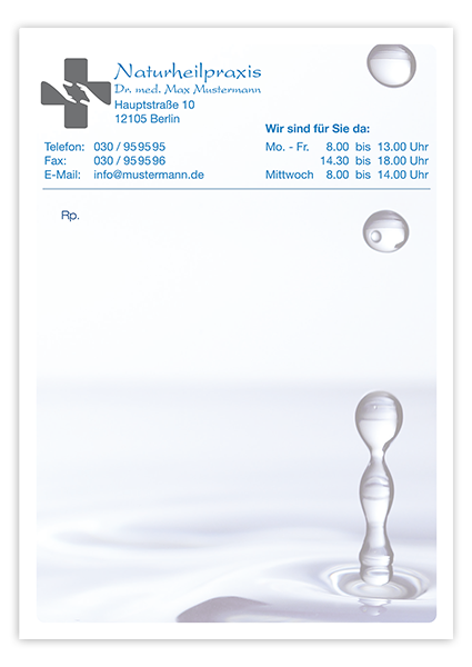 1225010609 Privatrezepte Trend mit Eindruck Privatrezepte Trend mit Eindruck