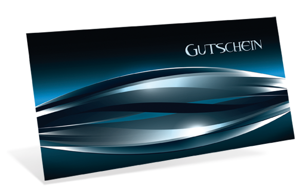 Gutscheinkarte Classic "shiny bend"