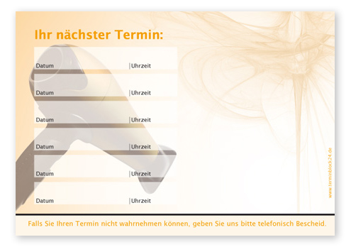 Terminzettel "Popart" - 6 Termine Terminzettel "Popart" - 6 Termine