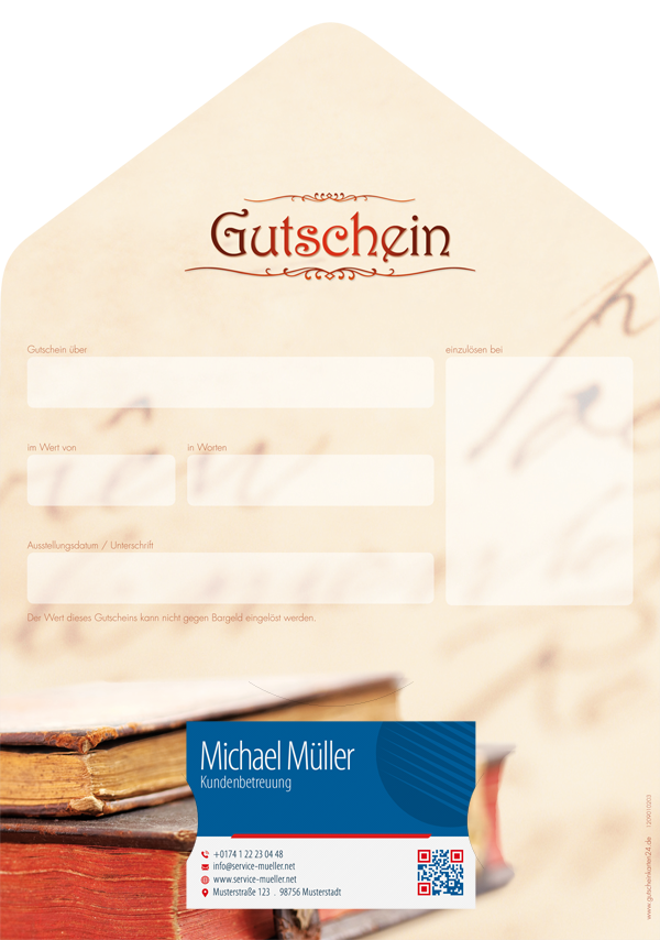 Gutscheinkarte Classic "Poesie" Gutscheinkarte Classic "Poesie"