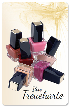 Treuekarte "Nagellack"