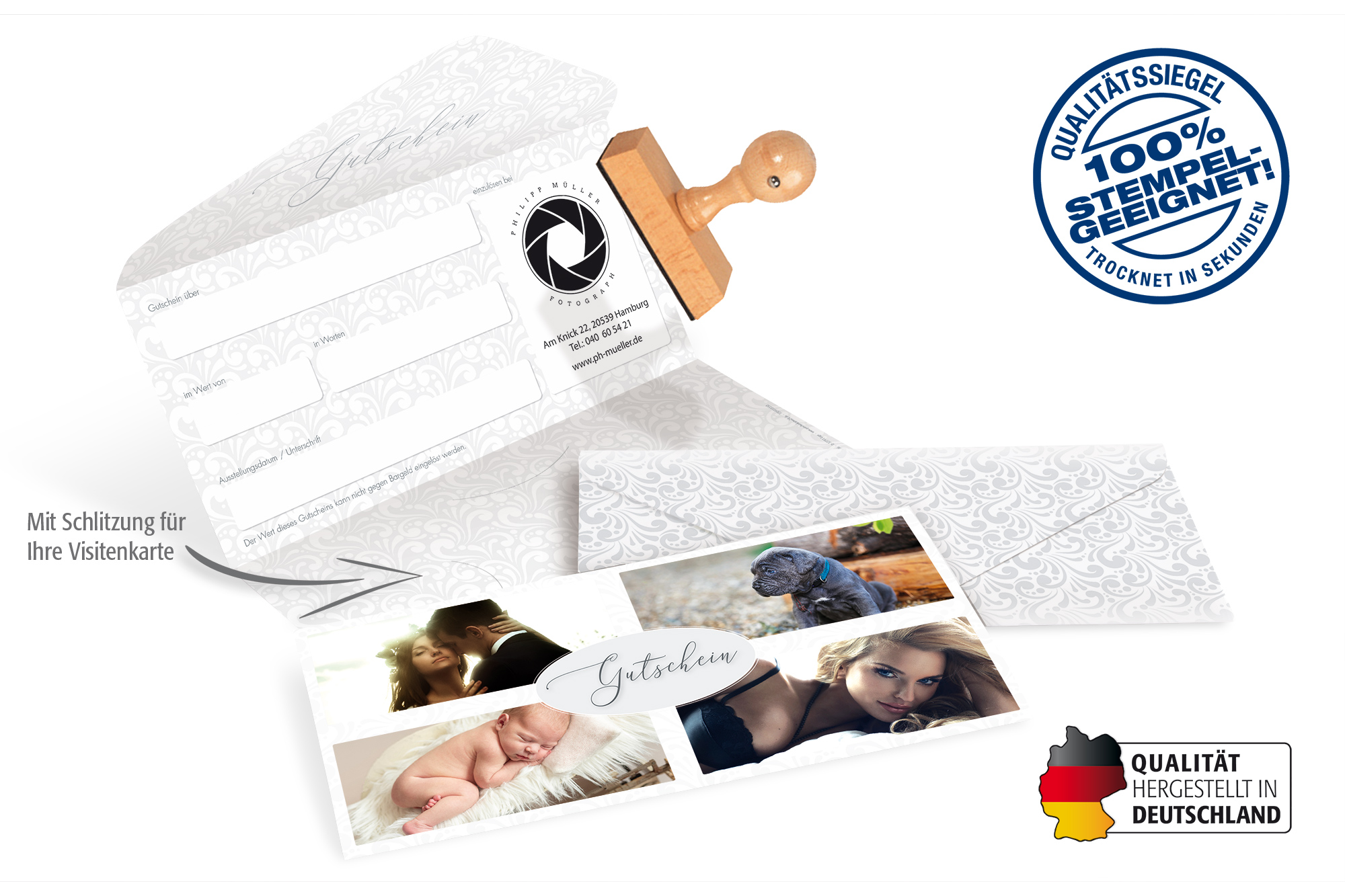 Gutscheinkarte Classic "Portrait" Gutscheinkarte Classic "Portrait"