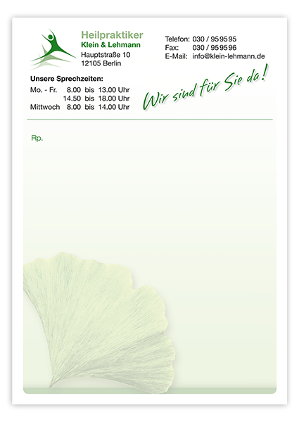 1225010655 Privatrezepte Trend mit Eindruck Privatrezepte Trend mit Eindruck