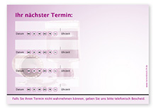 1215010410 Terminzettel "bright colour" - 4 Termine mit Wochentagen Terminzettel "bright colour" - 4 Termine mit Wochentagen