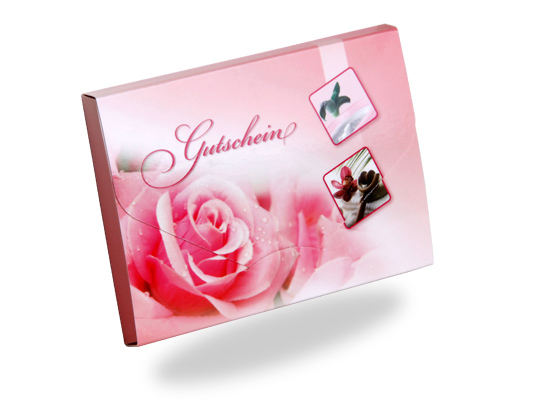 Gutscheinkarte Cute Case "duftende Rose"