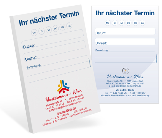 Terminzettel Senior