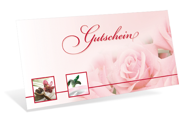 Gutscheinkarte Classic "duftende Rose"