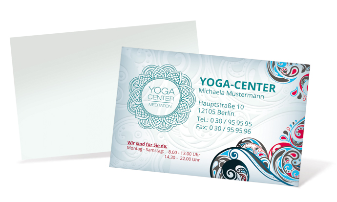 Visitenkarte "indian art" Landscape Visitenkarte "indian art" Landscape