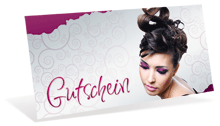 Geschenkgutscheinkarten Friseure