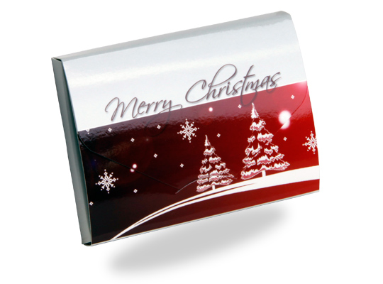 Gutscheinkarte Cute Case "merry christmas"