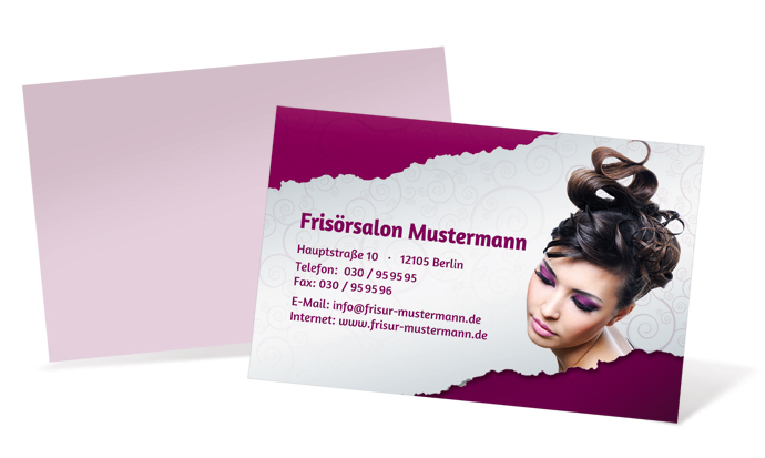 1212020170 Visitenkarte "curly sue" Landscape Visitenkarte "curly sue" Landscape